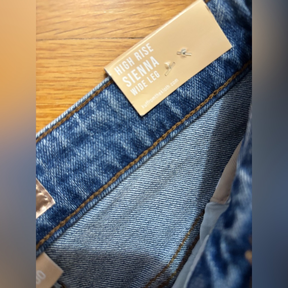 KUT FROM THE KLOTH jeans sienna high rise wide leg size 00 NWT - Picture 7 of 10